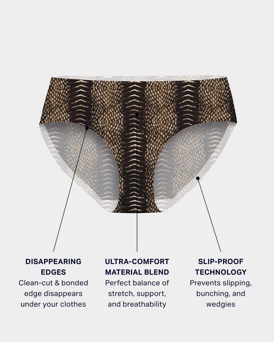 Reptile Stripe Brief