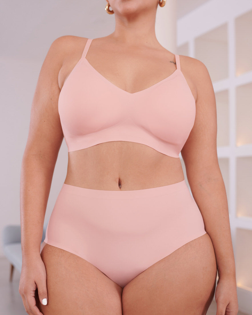 Rose Relief Bra Set