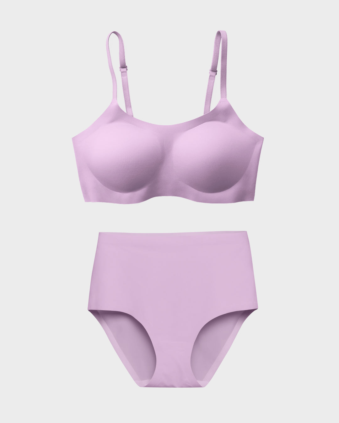 Soft Lilac Support Bra Set