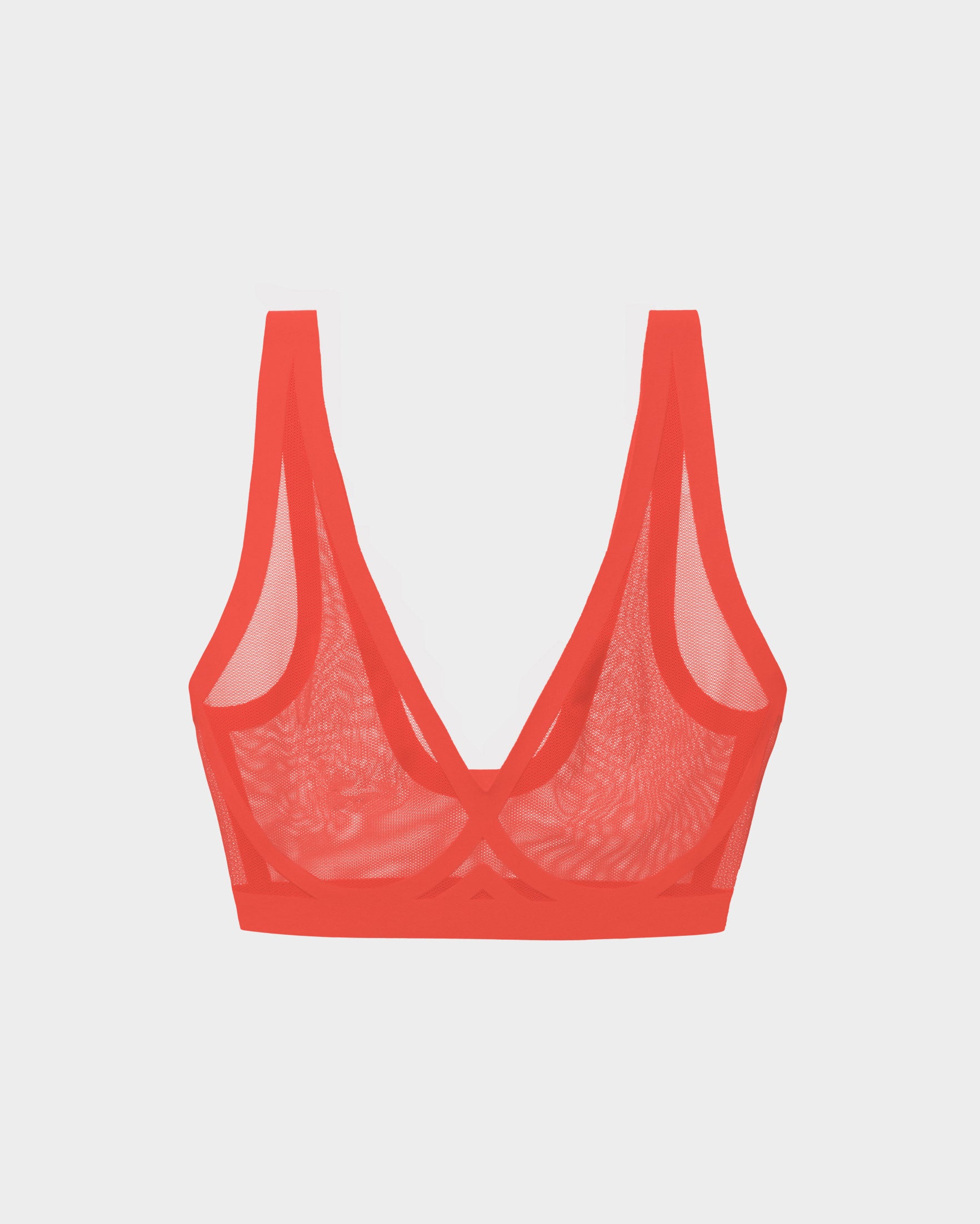 Tangerine Mesh Bralette