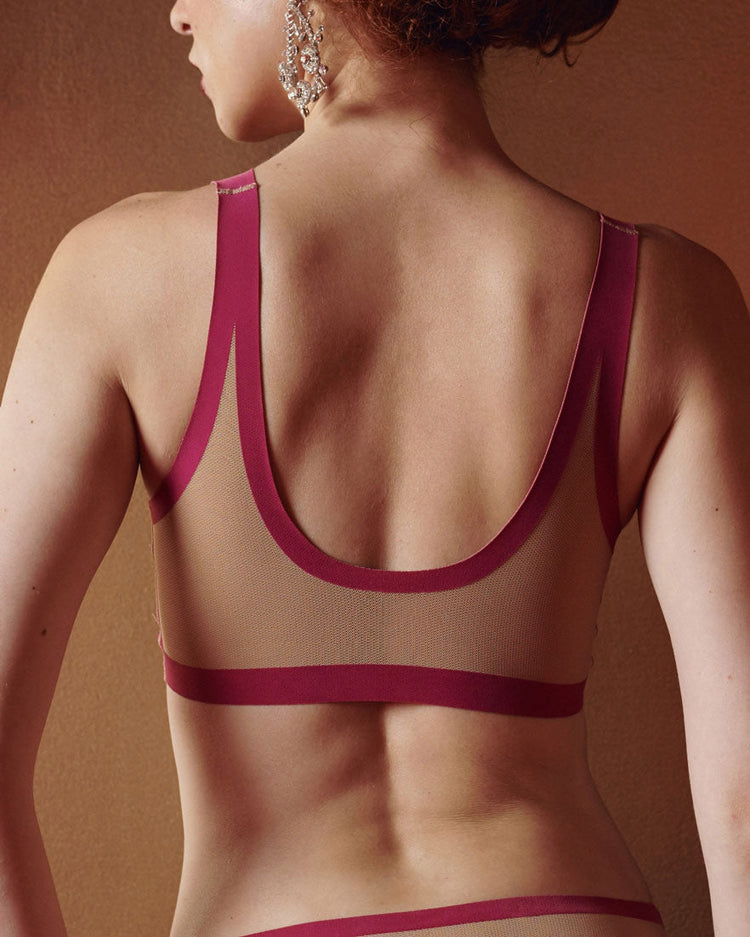 Mesh Sports Bra  Seamless - Young Vibe Retailers