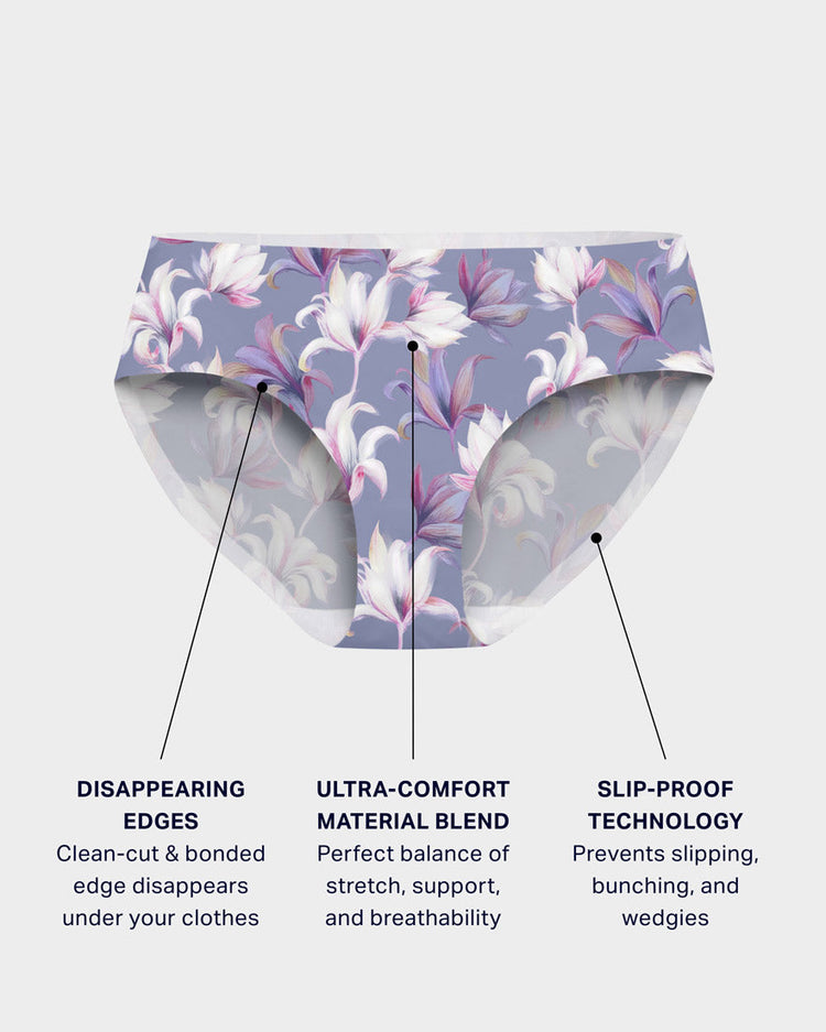 Grey Brief Panties // Ultra Comfy Seamless Underwear // EBY™
