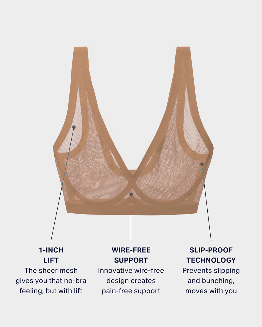 sheer bralettes