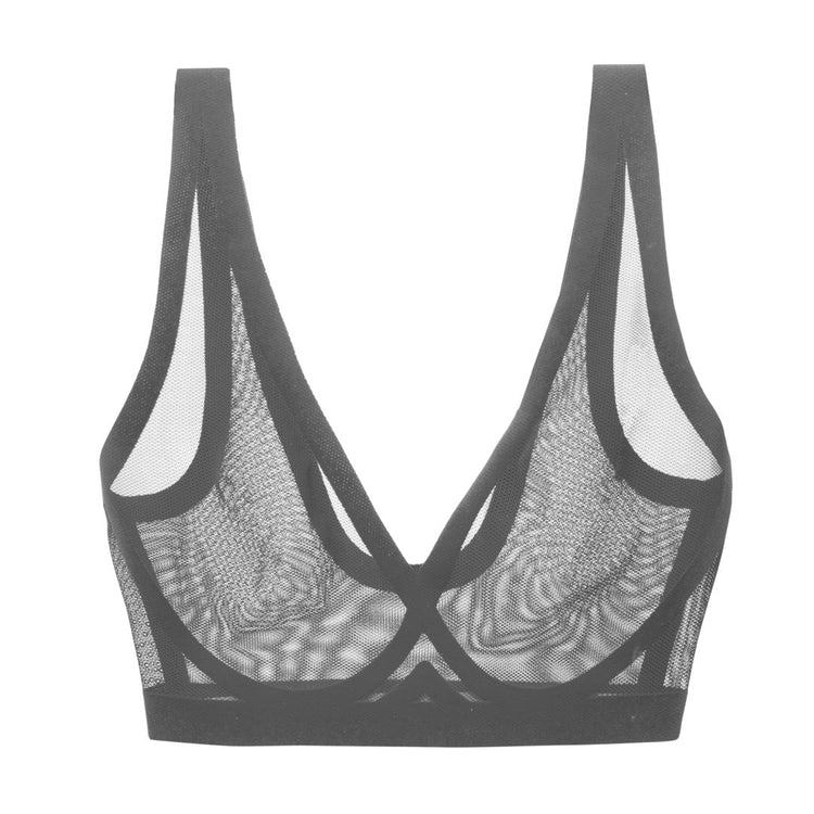 Taupe Mesh Bralette // Ultra Comfy + Seamless Bralette // EBY™