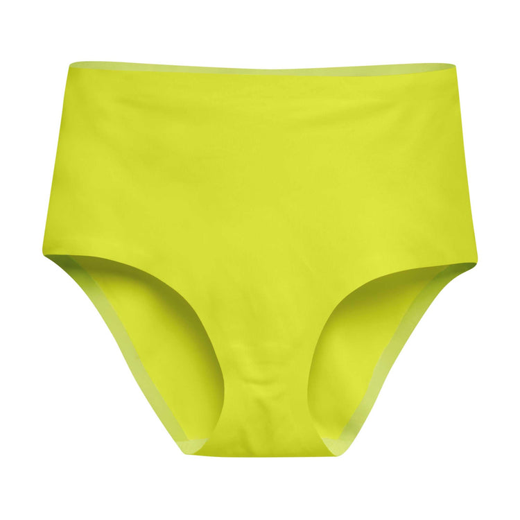 Lime Punch Highwaisted Seamless Underwear for Women