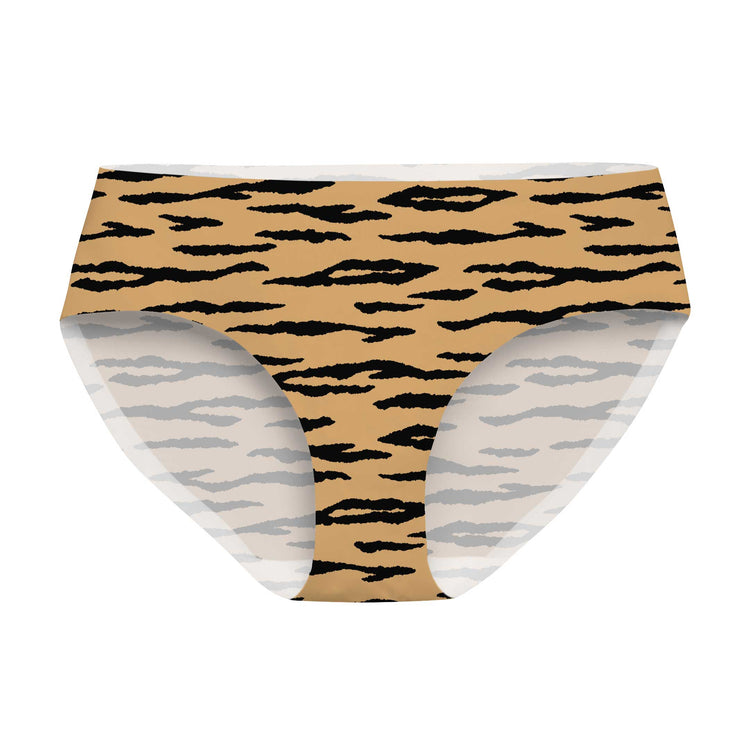 Seamless Sleek Tiger Bikini Underwear for Women