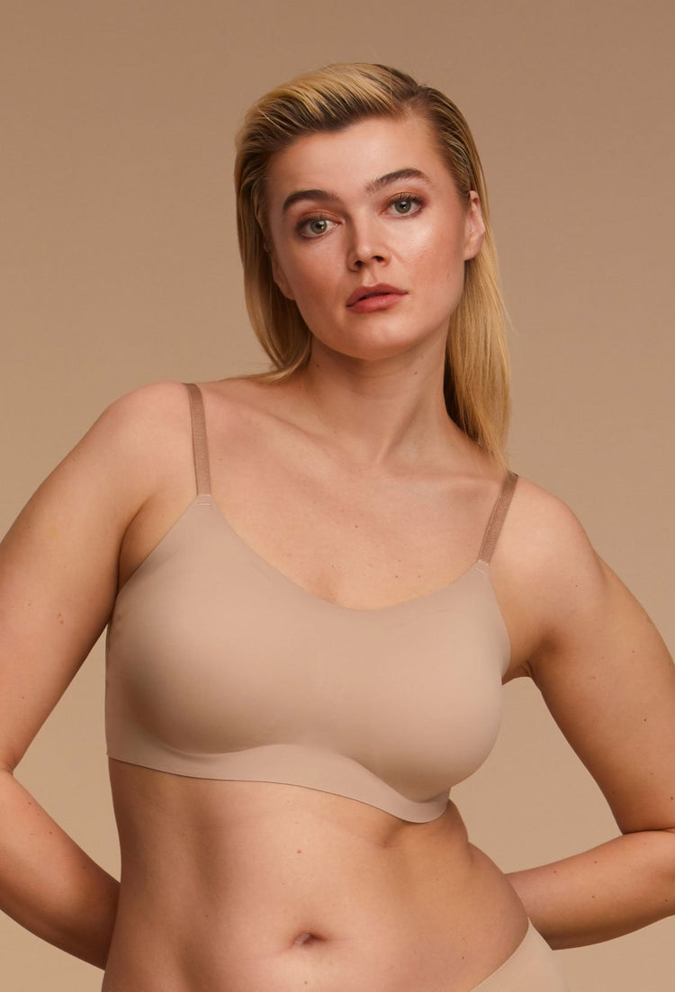 EBY Seamless Nude Bralette - front