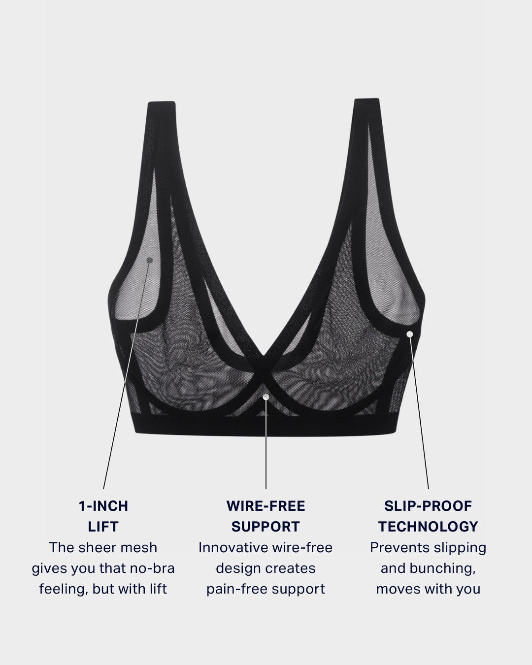 Hyper Pink Mesh Bralette