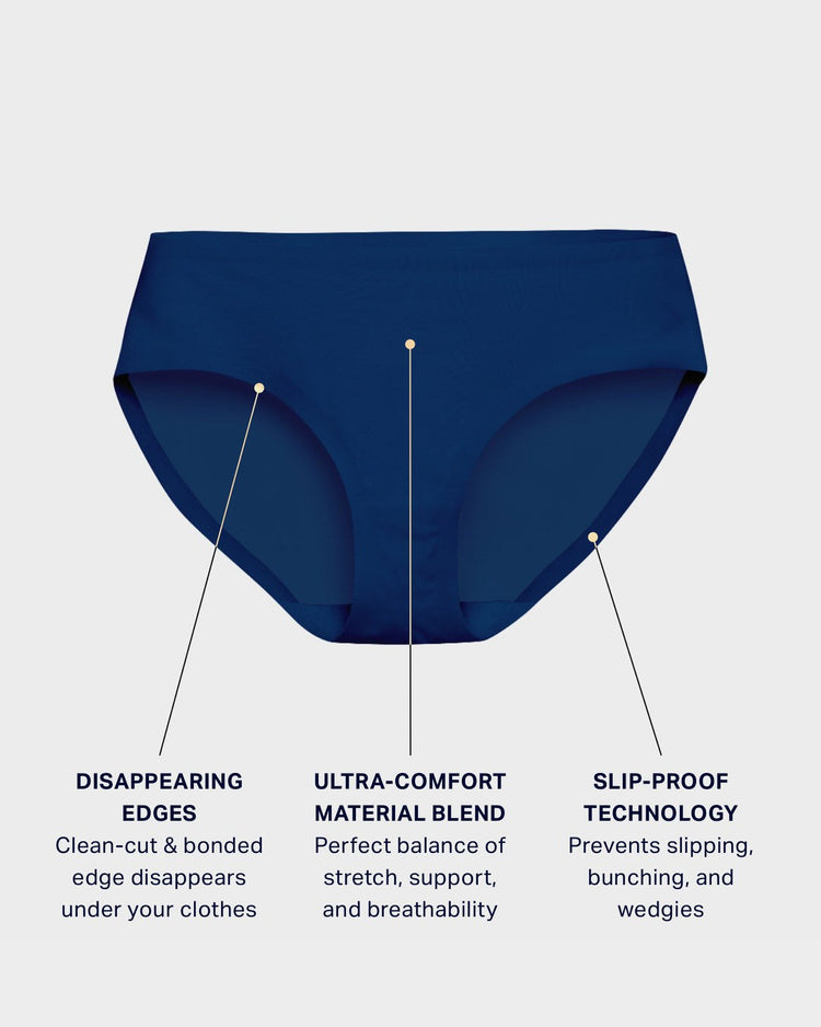 Provencial Blue Panties // Seamless Brief Panties // EBY™