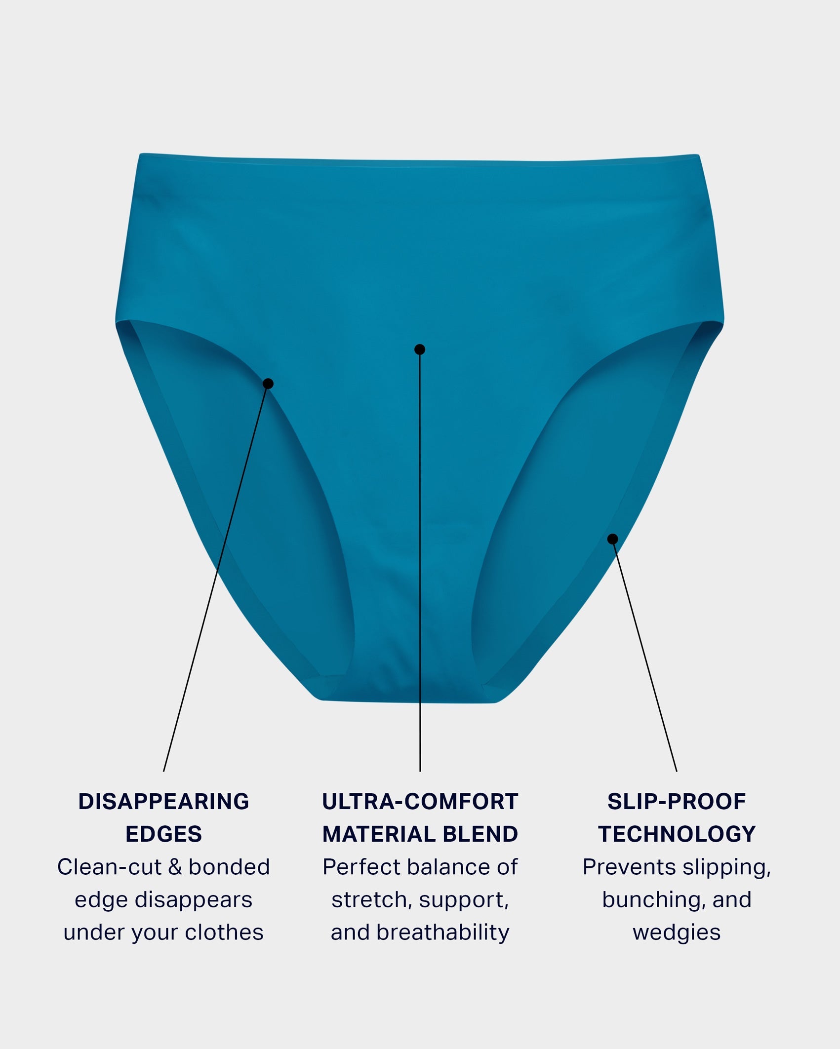 Ocean Depths High Cut Highwaisted