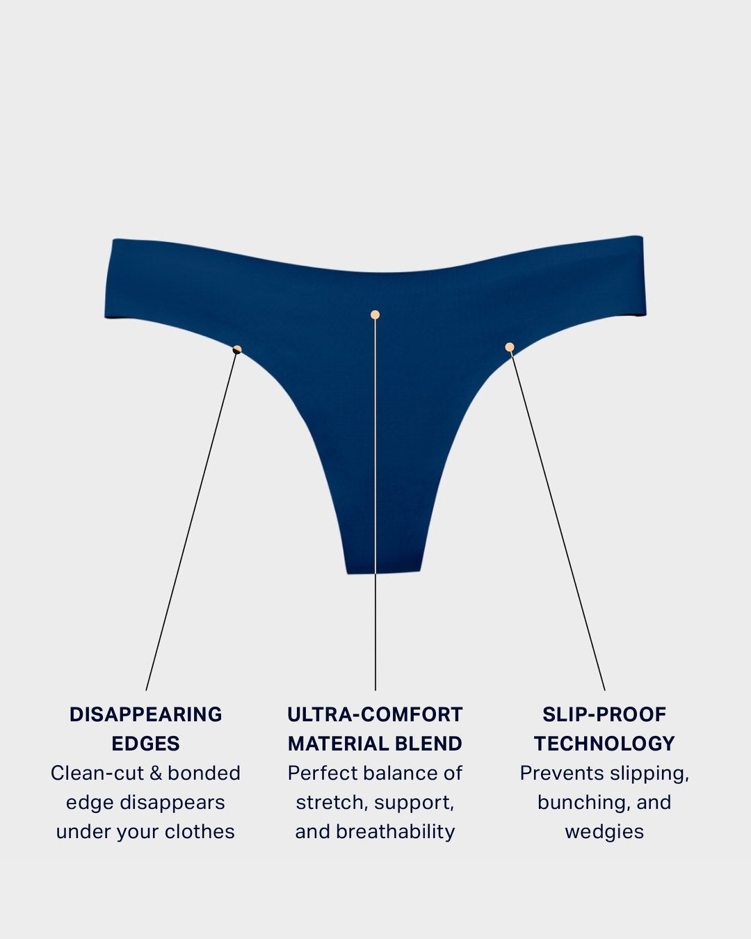 Cadet Cotton Thong