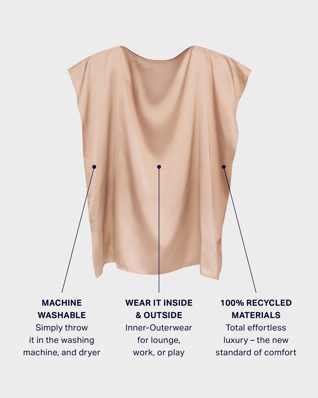 Brush Eco Silk Blouse