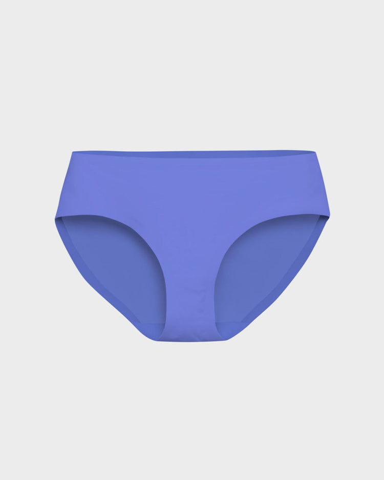 Seamless Blue Iris Brief Underwear for Women