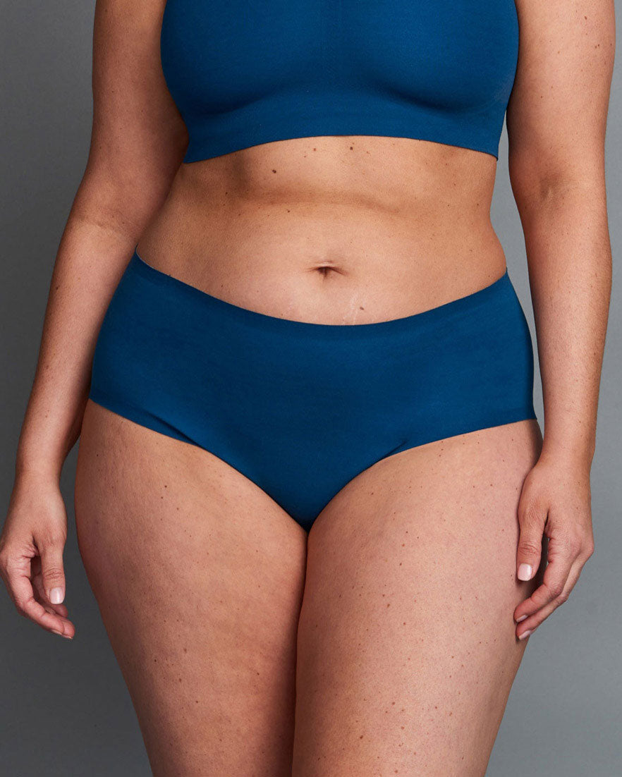 Blue Opal Cotton Brief