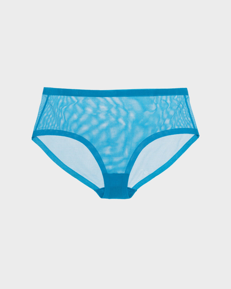 Caribbean Sea Mesh Brief Panties For Women // Seamless Underwear