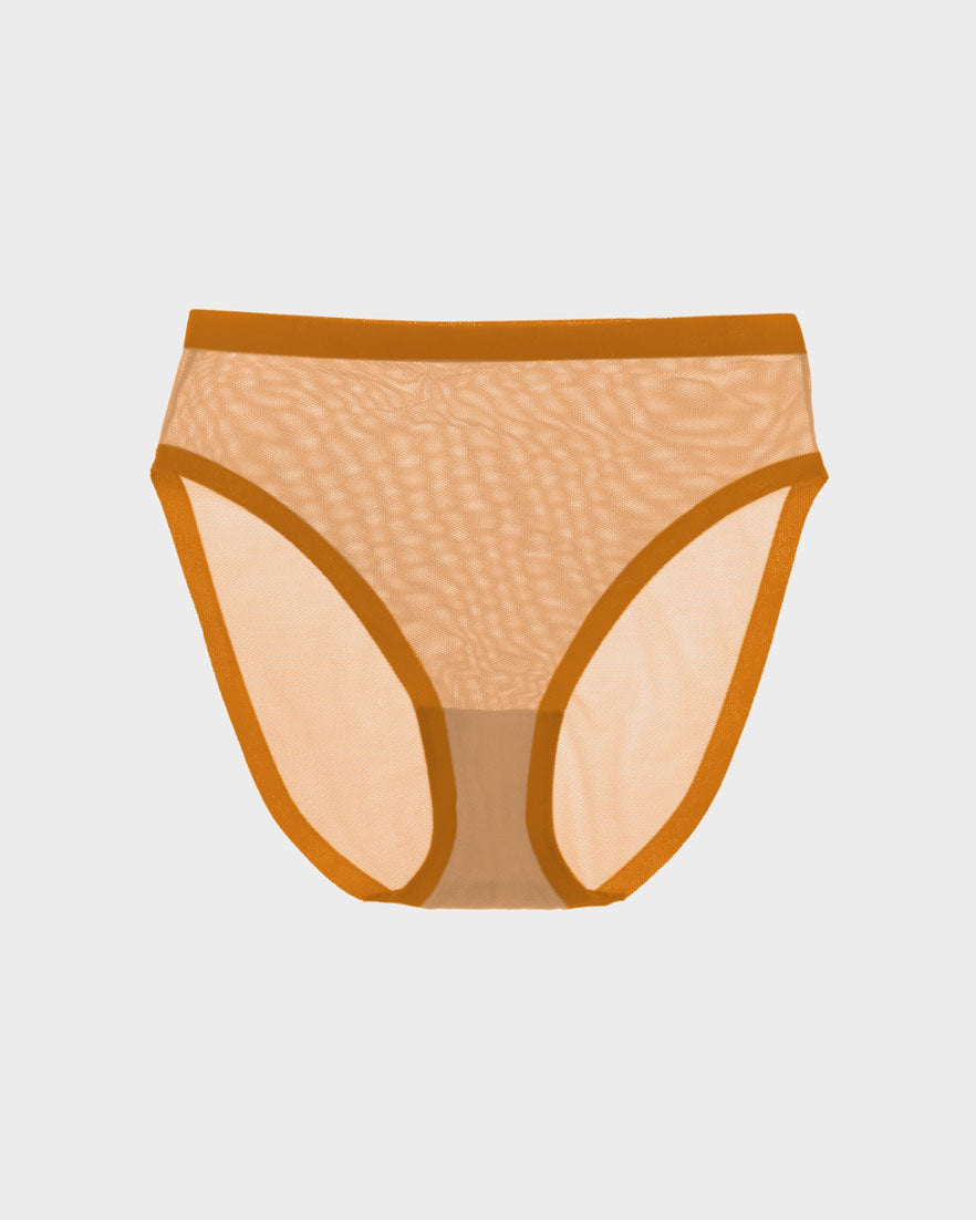 Cathay Spice Mesh High Cut Highwaisted