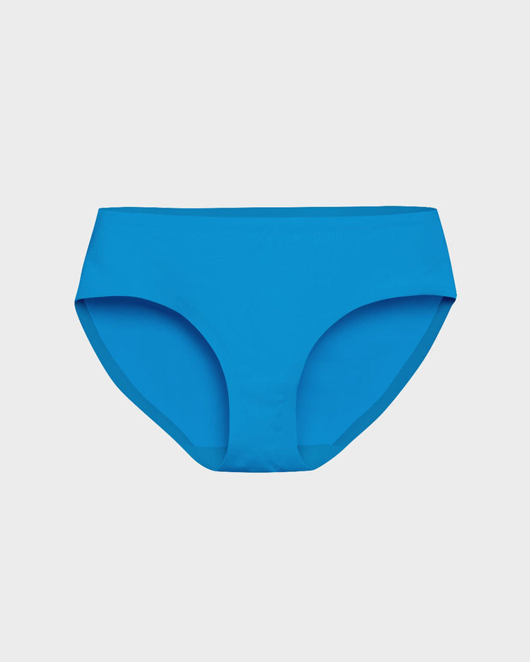 Seamless Fjord Blue Brief Underwear for Women