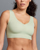 Laurel Green and Blue Opal Cotton Bralettes Pack