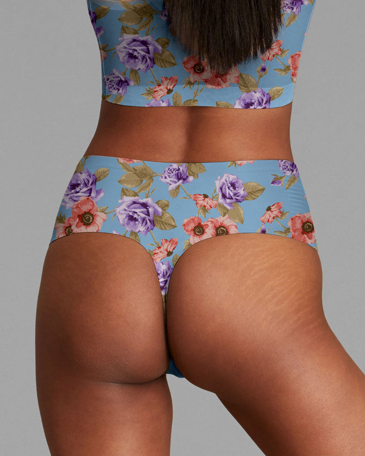 Majestic Bloom Highwaisted Thong