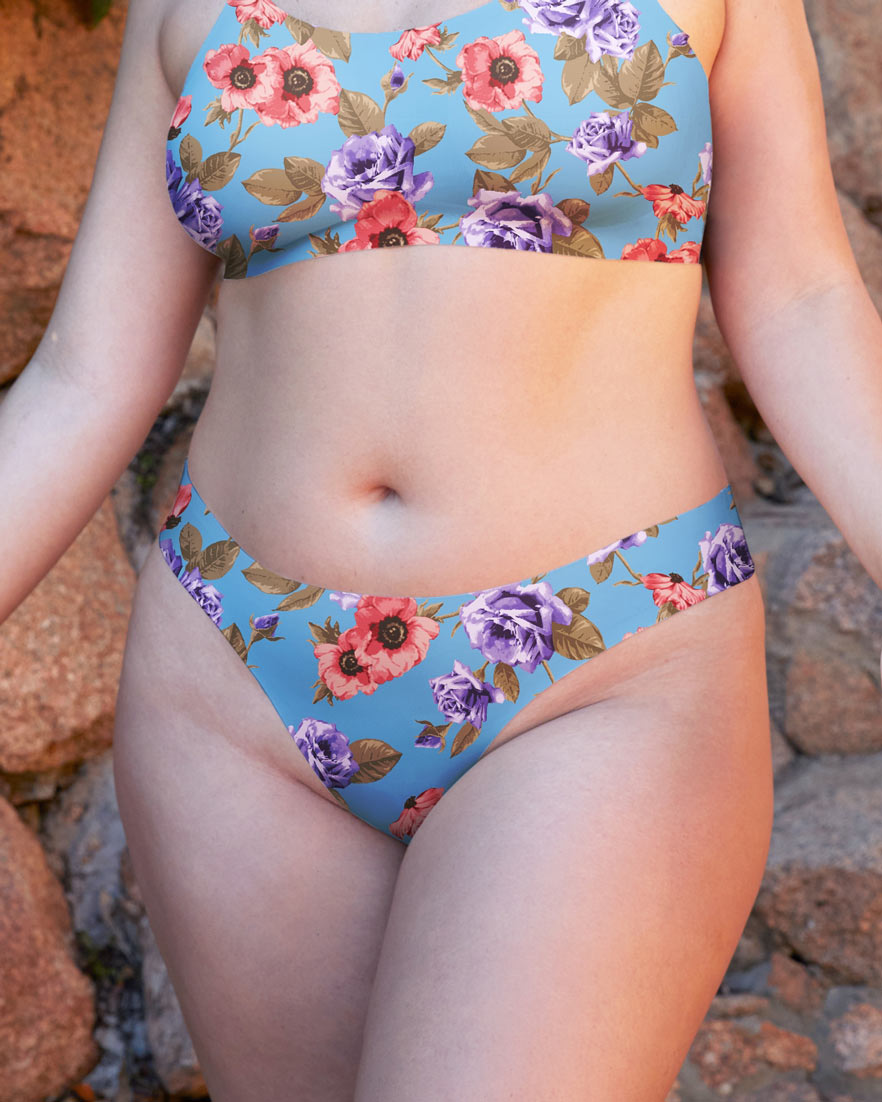 Majestic Bloom Thong