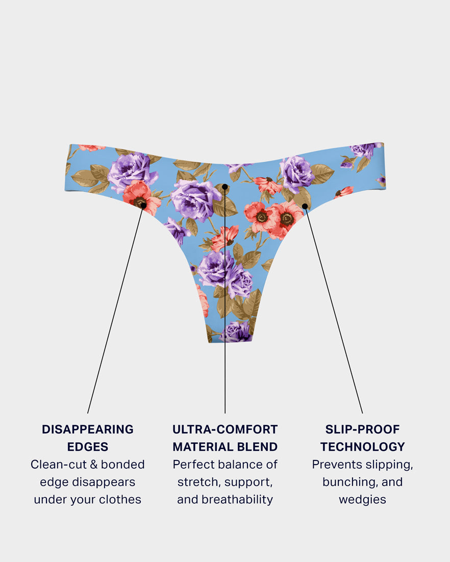 Majestic Bloom Thong