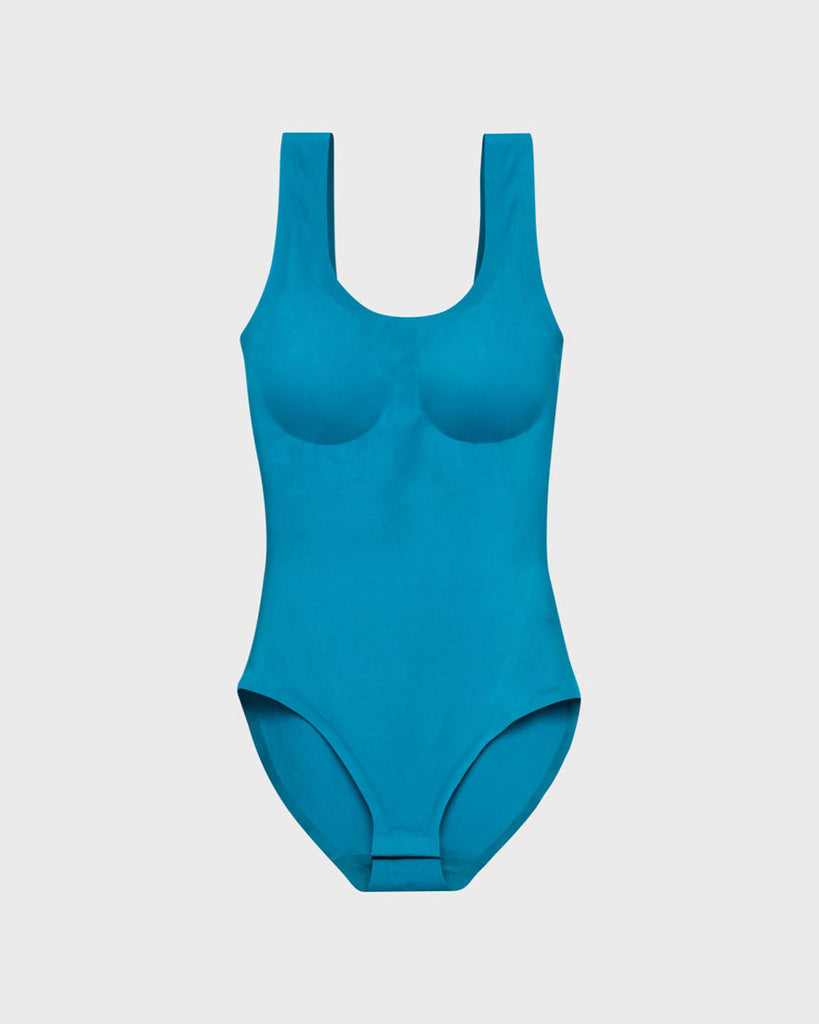 Seamless Blue Bra Bodysuit EBY™