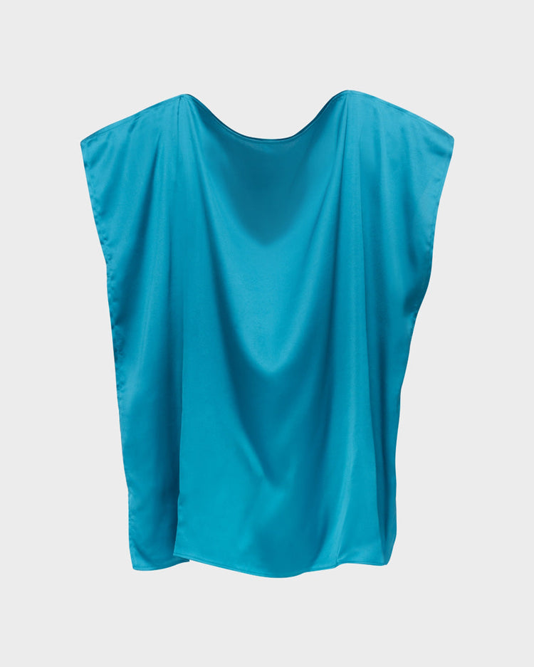 Ocean Depths Eco Silk Blouse