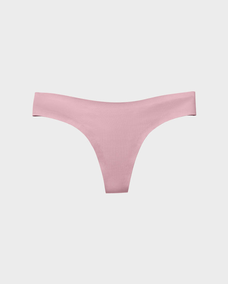 Seamless Pink Lady Thong Underwear for Women