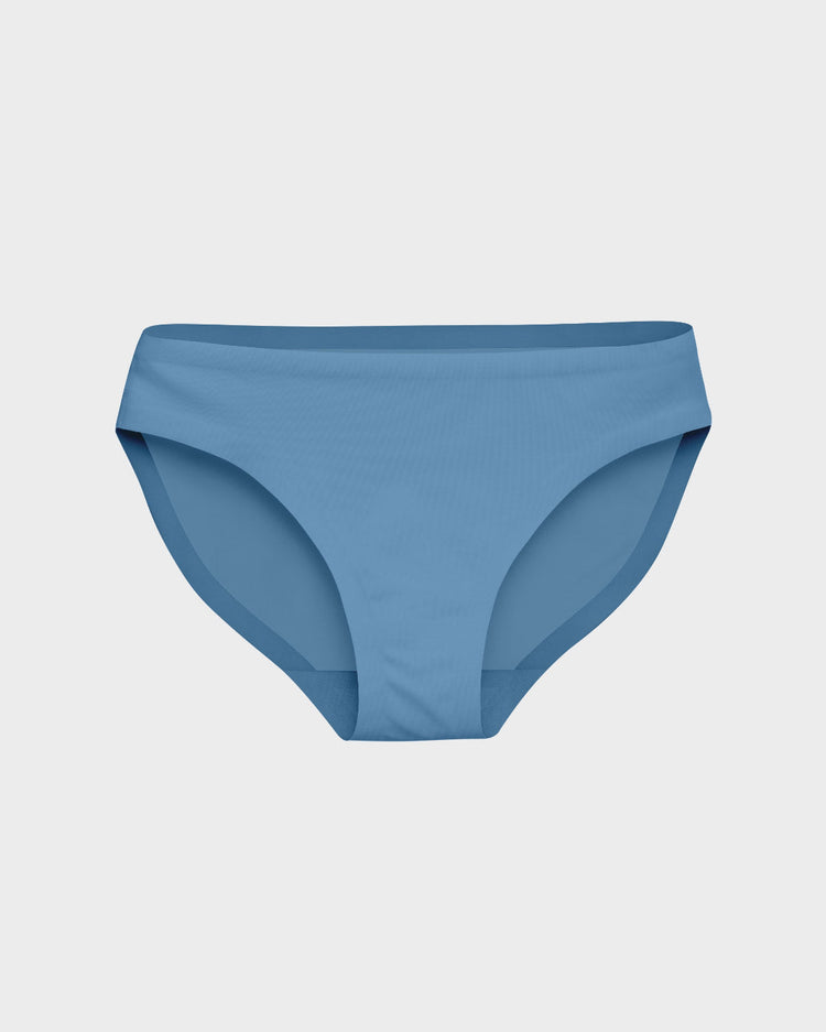 Provincial Bikini Blue Panties // Seamless Underwear // EBY™