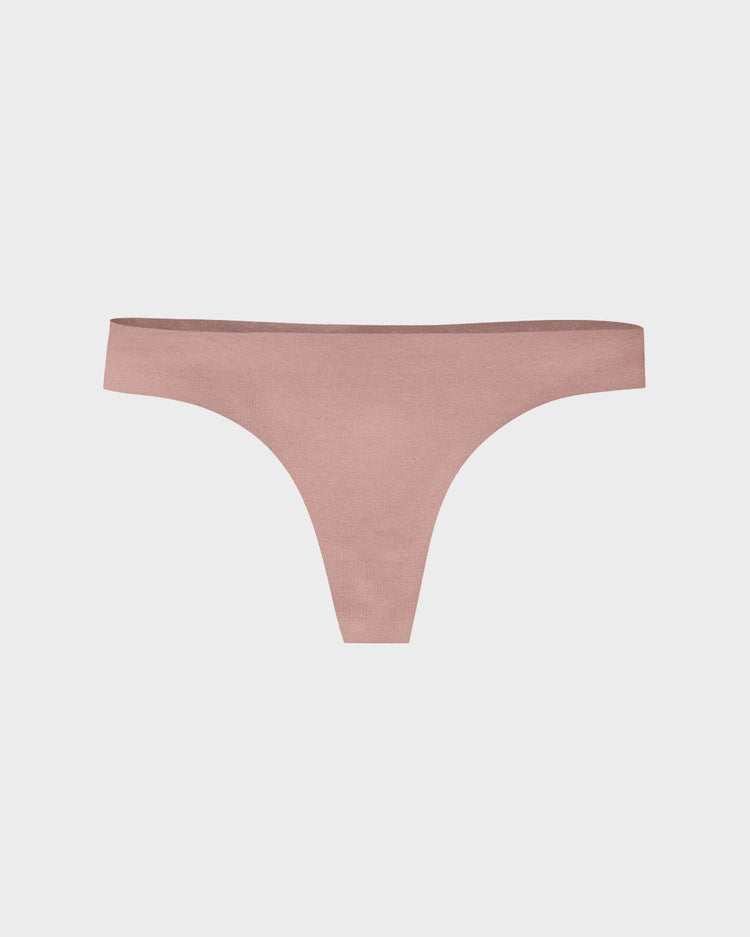 Rose Clay Cotton Thong