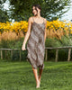 Spotted Panther Eco Silk Long Slip Dress
