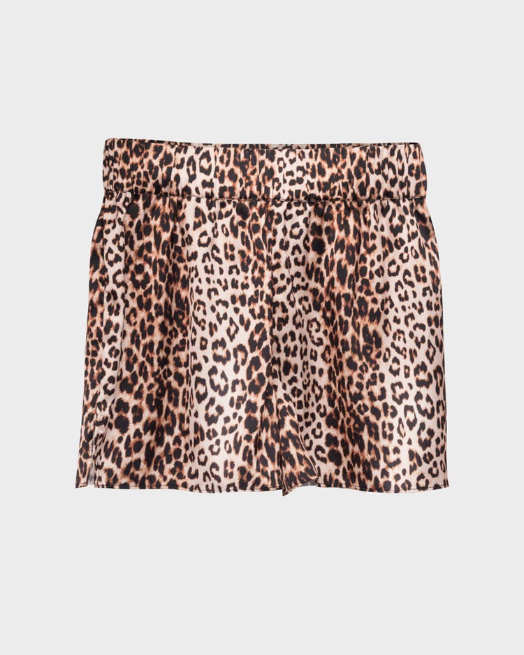 Spotted Panther Eco Silk Shorts
