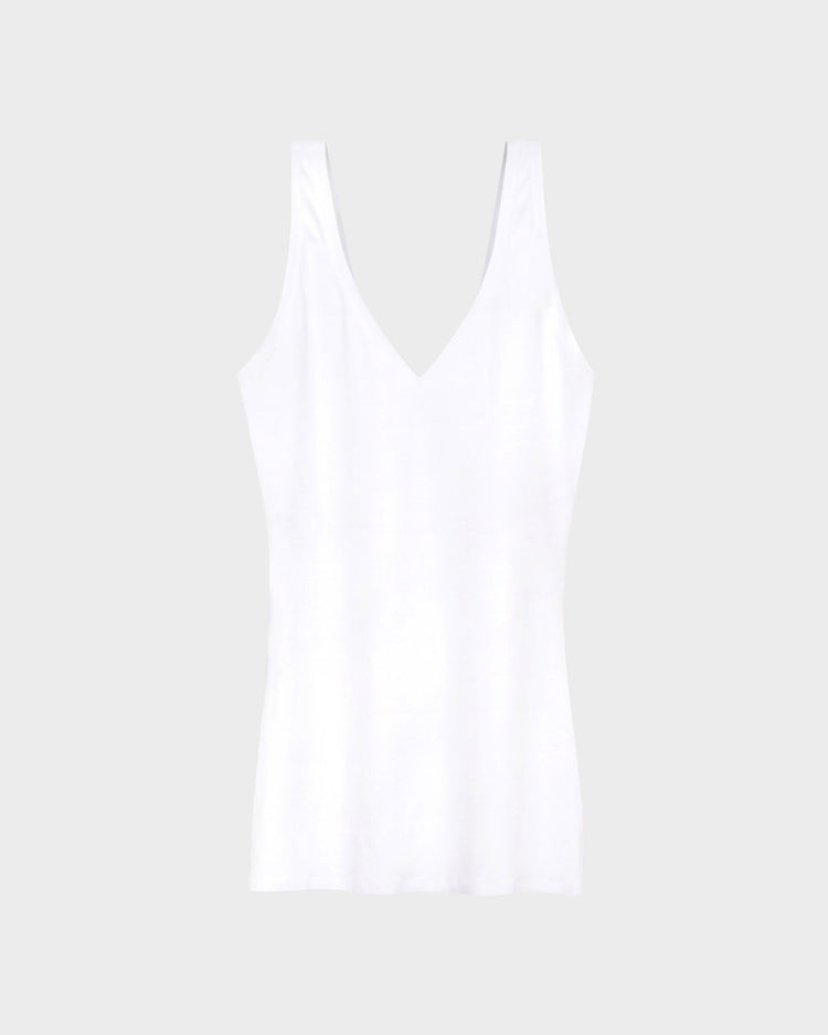 White Seamless Tank