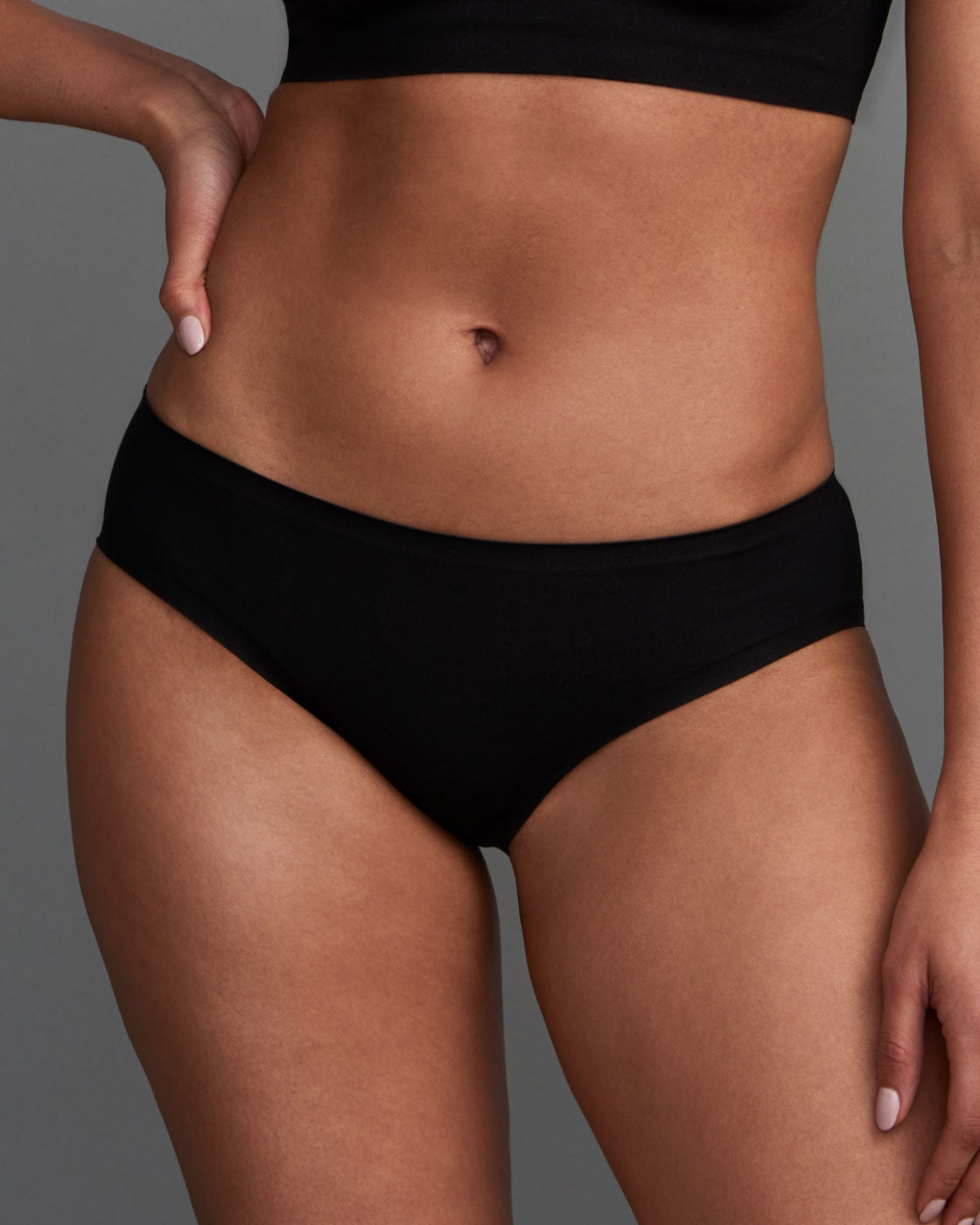 Black Cotton Brief