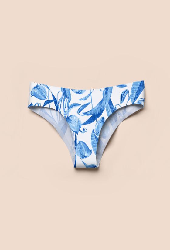 Blue Meadow Cheeky Panties // #1 Seamless Underwear Brand // EBY™