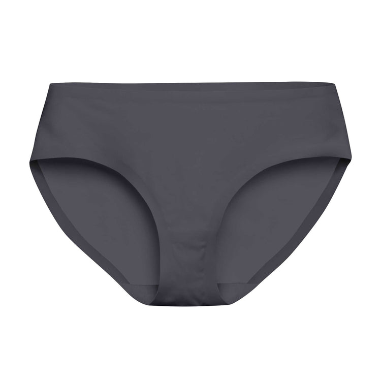 Seamless Castor Grey Brief Underwear for Women