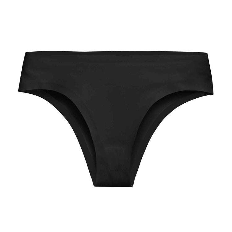 Women's Seamless Cheeky Underwear - Colsie™ Black L