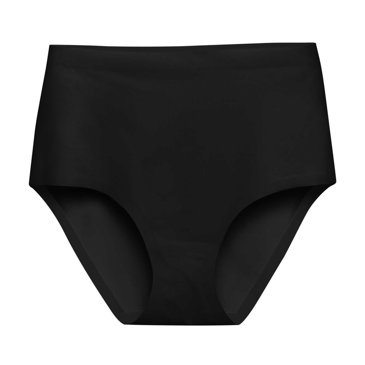 Basic Black Seamless Bikini Panty - Black