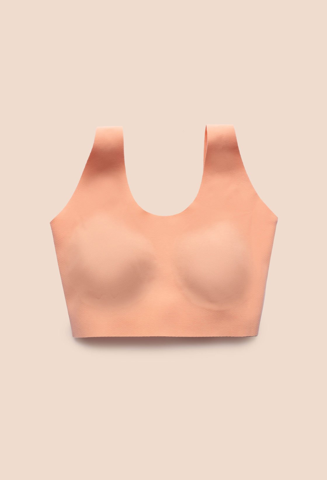 Peach Cotton Bralette