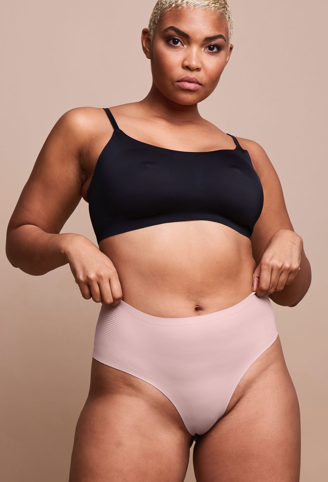 Rose Dust Highwaisted Thong