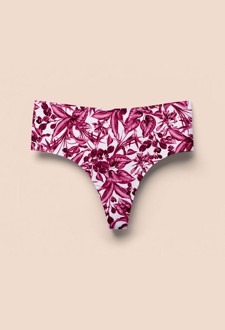 Seamless Victorian Highwaisted Thong Underwear for Women